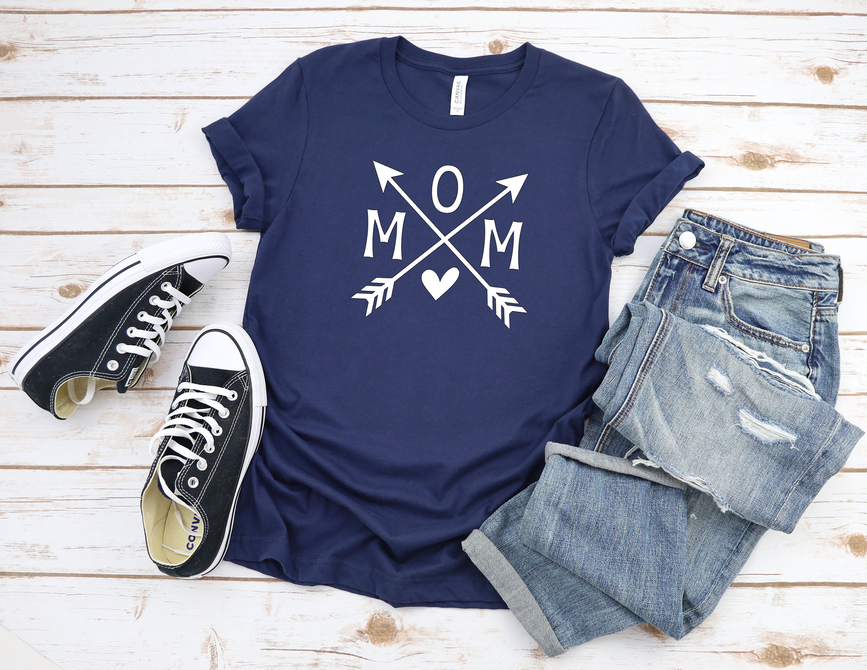 Mom Arrow ShirtMother DayShirtGift for MomArrow Mom | Etsy