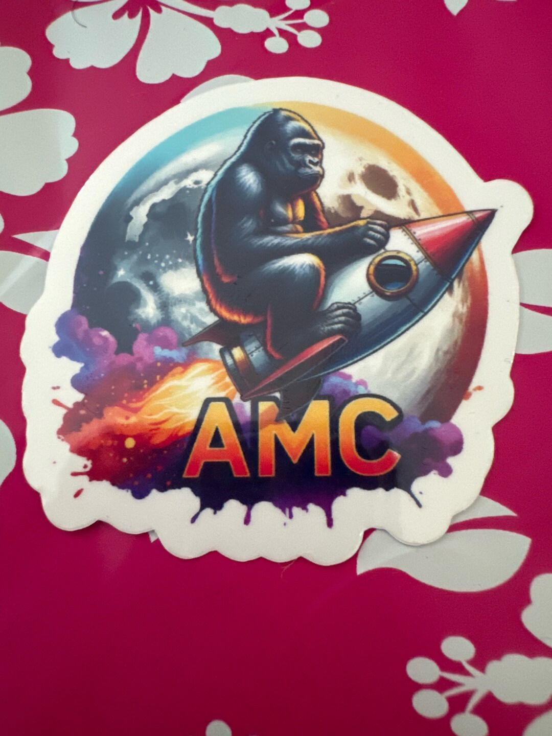 AMC Ape to the Moon 3 Variants Sticker - Etsy