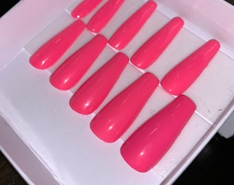 Hot Pink gel vernis Ensemble de 20 pièces - kit d’application tout-en-un