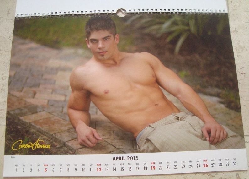 Corbin Fisher calendar Celebration 2015 rare OOP college hunks Etsy