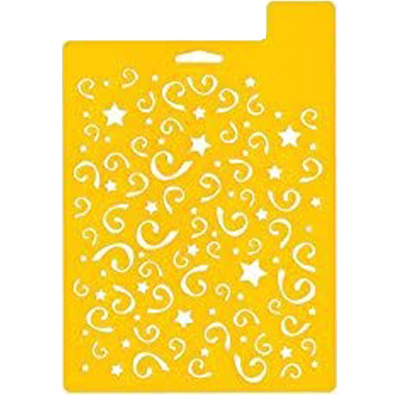 3pcs Reusable Stencils Shooting Stars Moon Apollo Sun Starry Cosmo Night Template Stencil Journal for DIY Scrapbook Drawing Painting Project