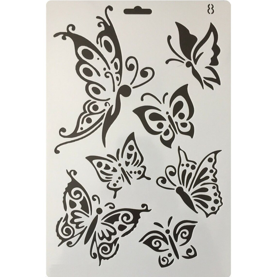 Butterfly & Hummingbird Stencils: Reusable Mylar, DIY Painting ...