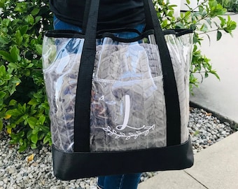 clear large tote