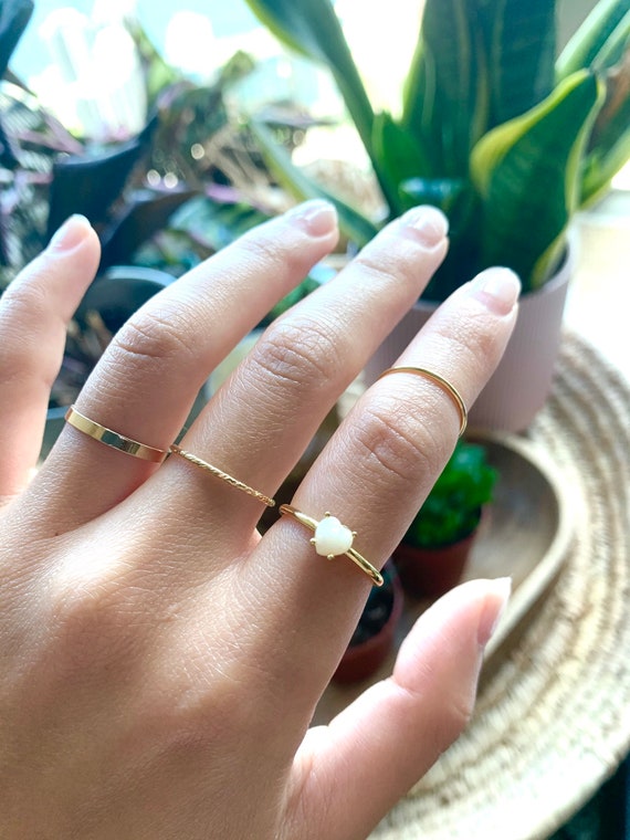 Libra birthstone deals ring