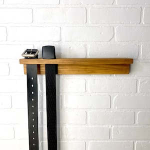 Wooden Belt Organizer | Belt Storage | Closet Organizer