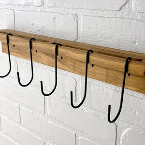 Clothing Hanger Wooden Outfit Display Farmhouse Closet Organizer image 4