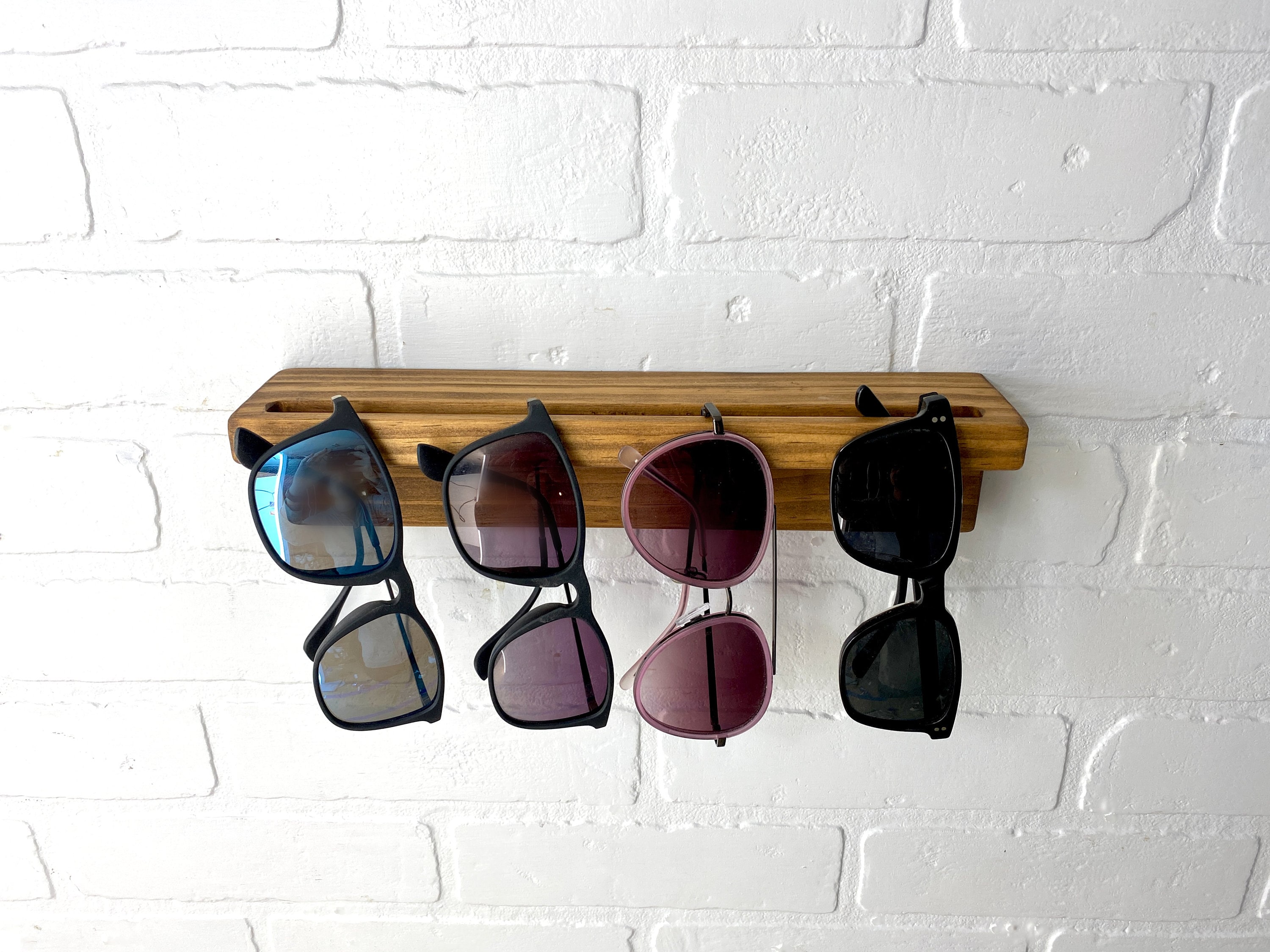 Two-Row Sunglasses Display Rack Eyeglass Glasses Stand