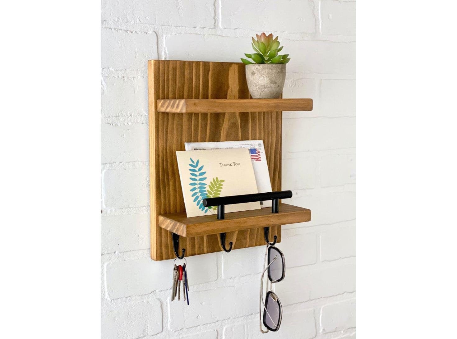 Wall Organizer With Hooks 