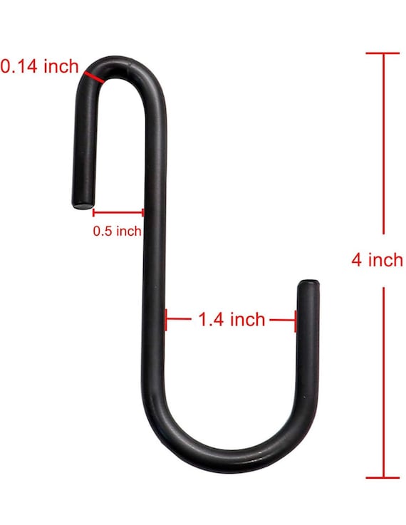 12 Pack Heavy Duty S Hooks Rack Holder Hooks For