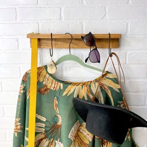 Clothing Hanger Wooden Outfit Display Farmhouse Closet Organizer image 2