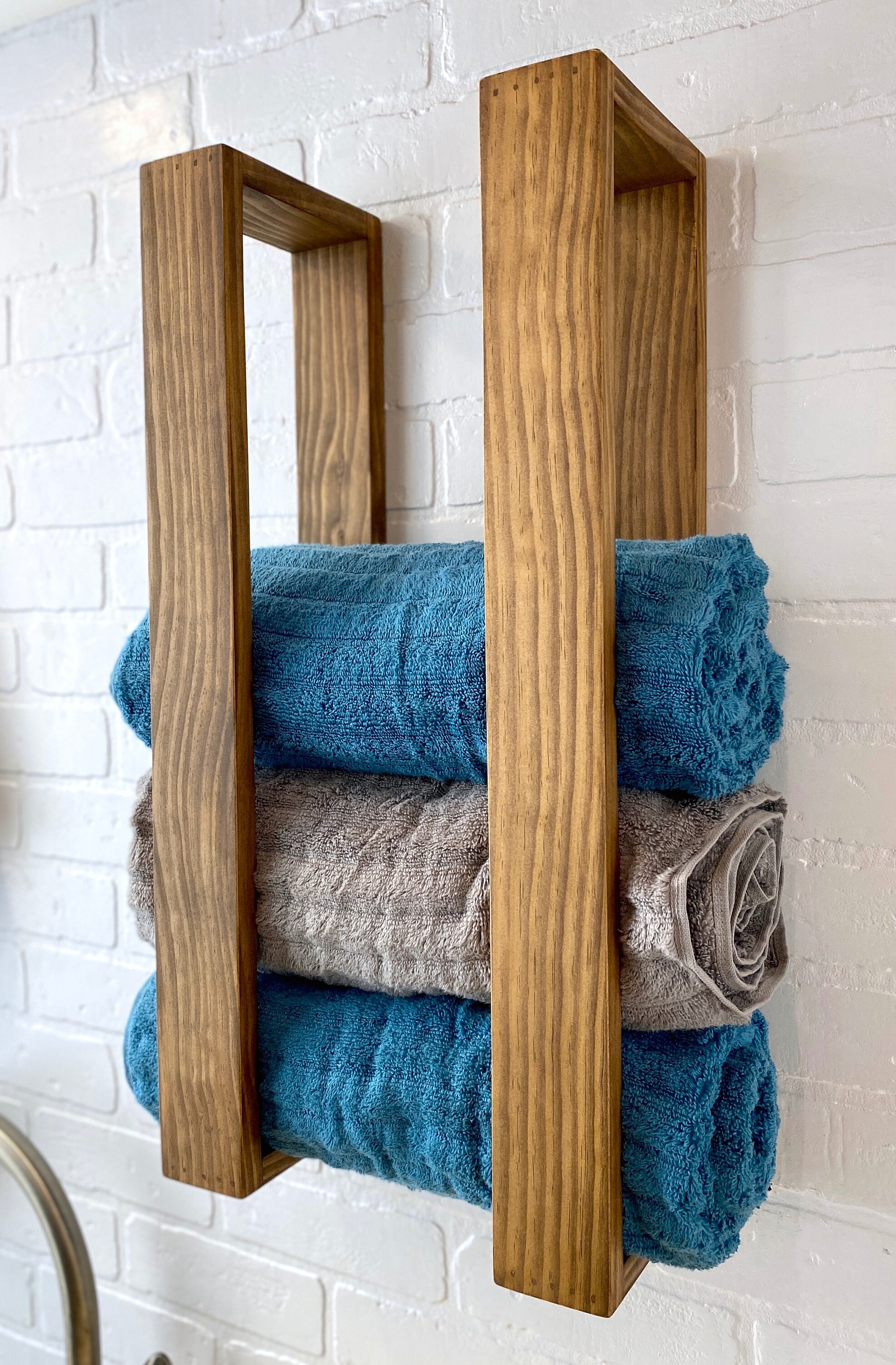 Farmhouse Towel Rack Towel Holder Etsy