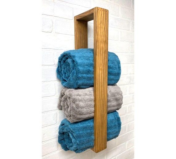Farmhouse Towel Rack Towel Holder Towel Storage 