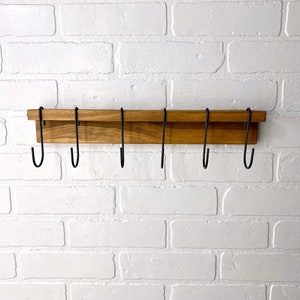 Clothing Hanger Wooden Outfit Display Farmhouse Closet Organizer image 3