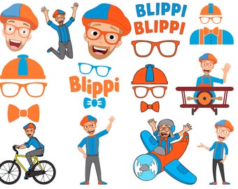 Blippi Png | Etsy