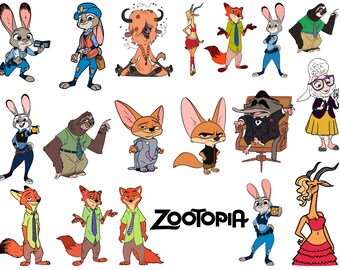 zootopia sticker etsy