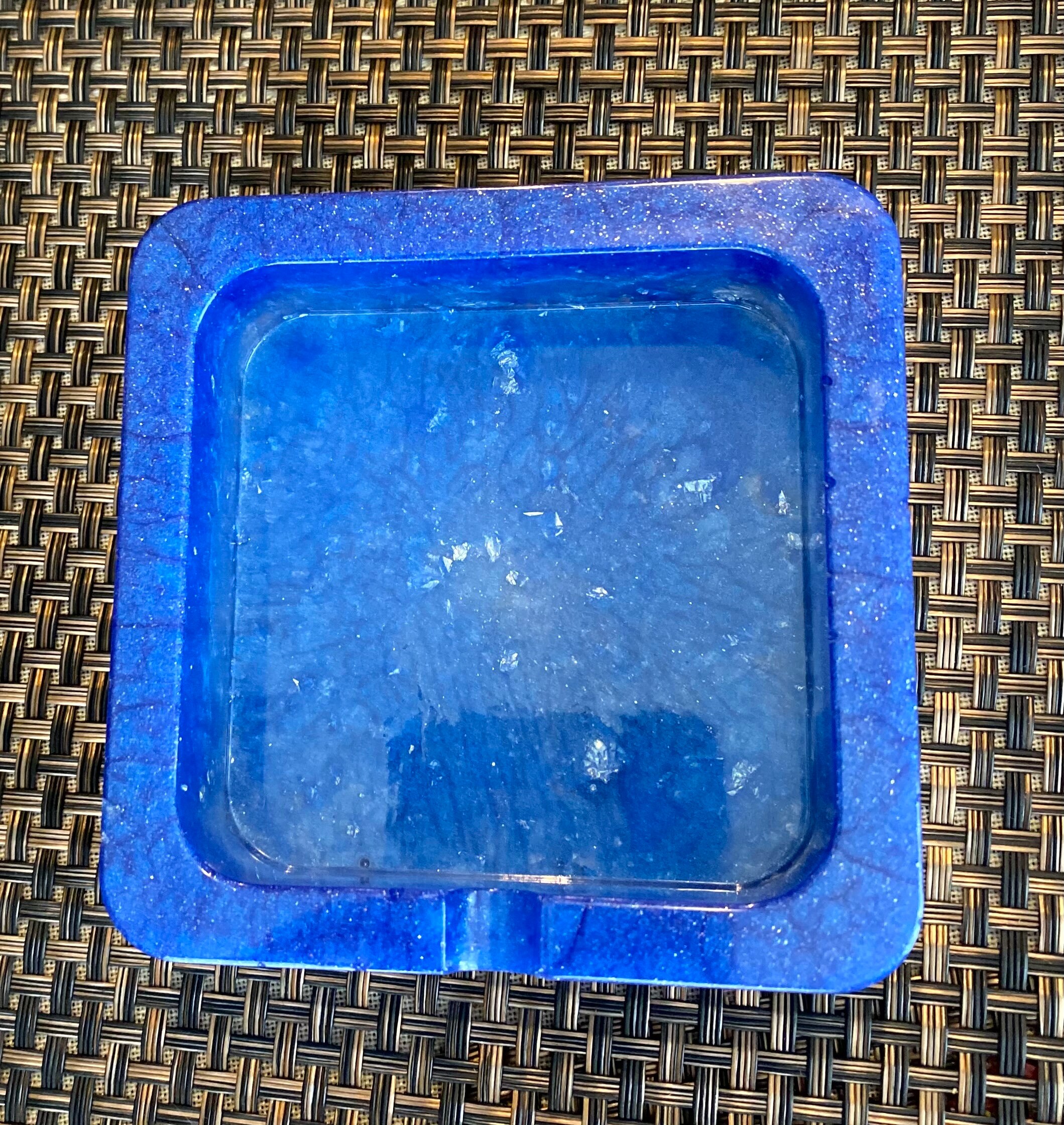 Epoxy Ashtray Square Etsy
