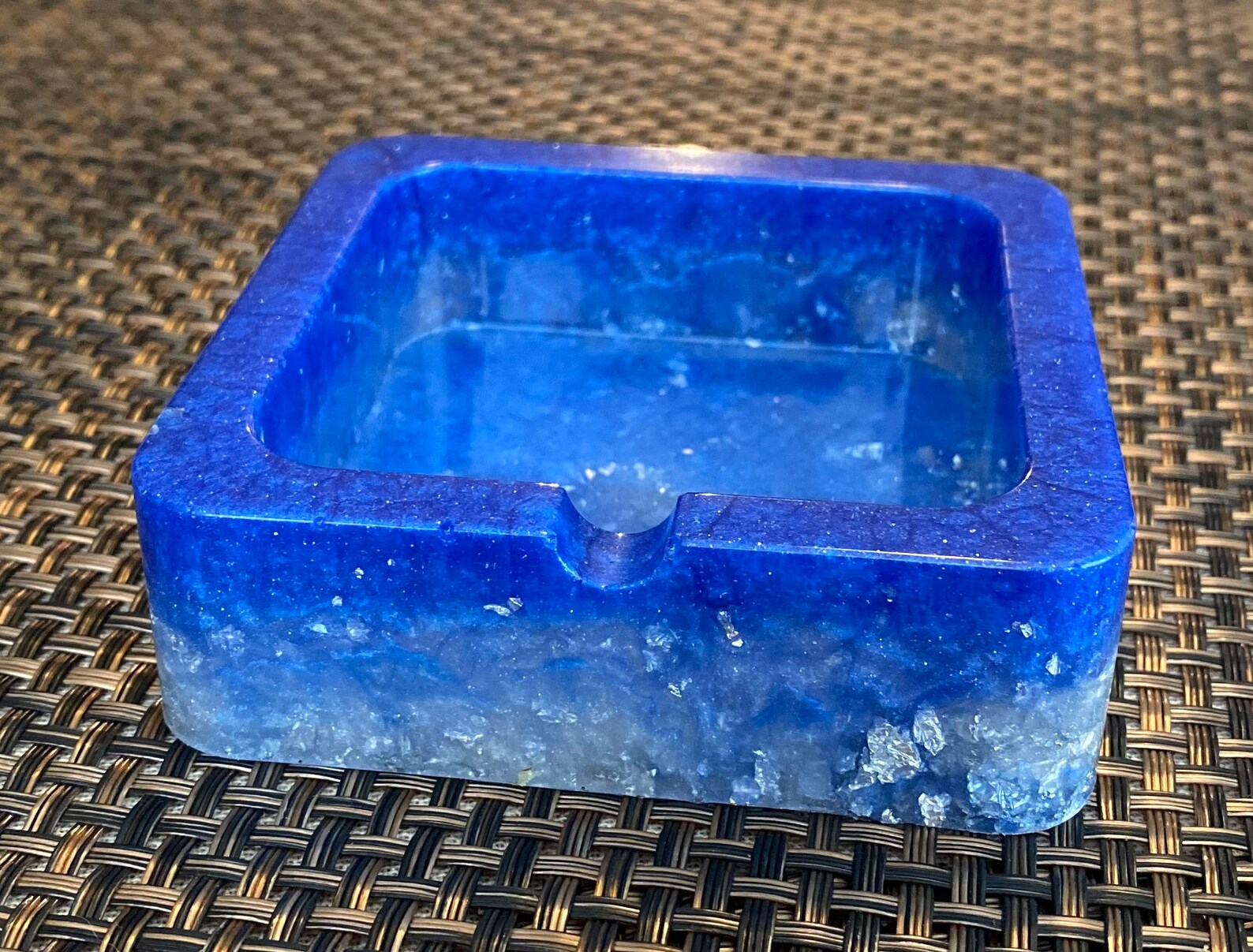 Epoxy Ashtray Square Etsy