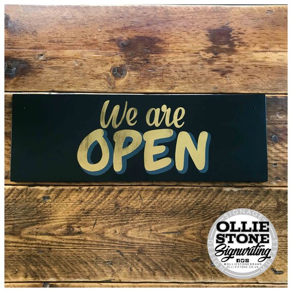 Open/closed Shop Sign Hand-painted Panel - Etsy UK