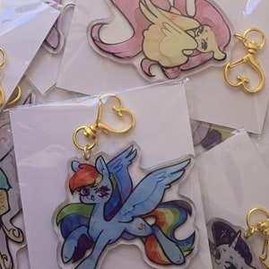 My little pony keychains