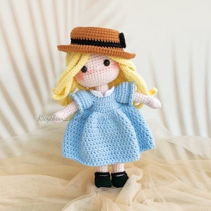 Crochet Doll Pattern: ALICE The Doll | Amigurumi Doll Pattern | PDF in English