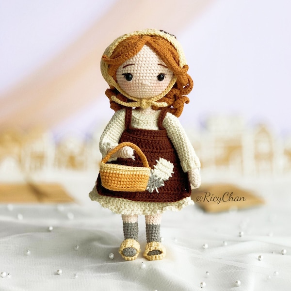 Crochet Doll Pattern | The Little match girl the doll | Amigurumi Doll Pattern | PDF English Tutorial