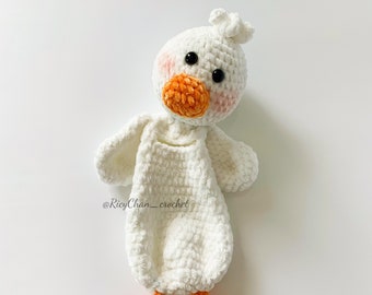 Duck Snuggler Crochet Pattern: Amigurumi Cuddle Toy (PDF Pattern)