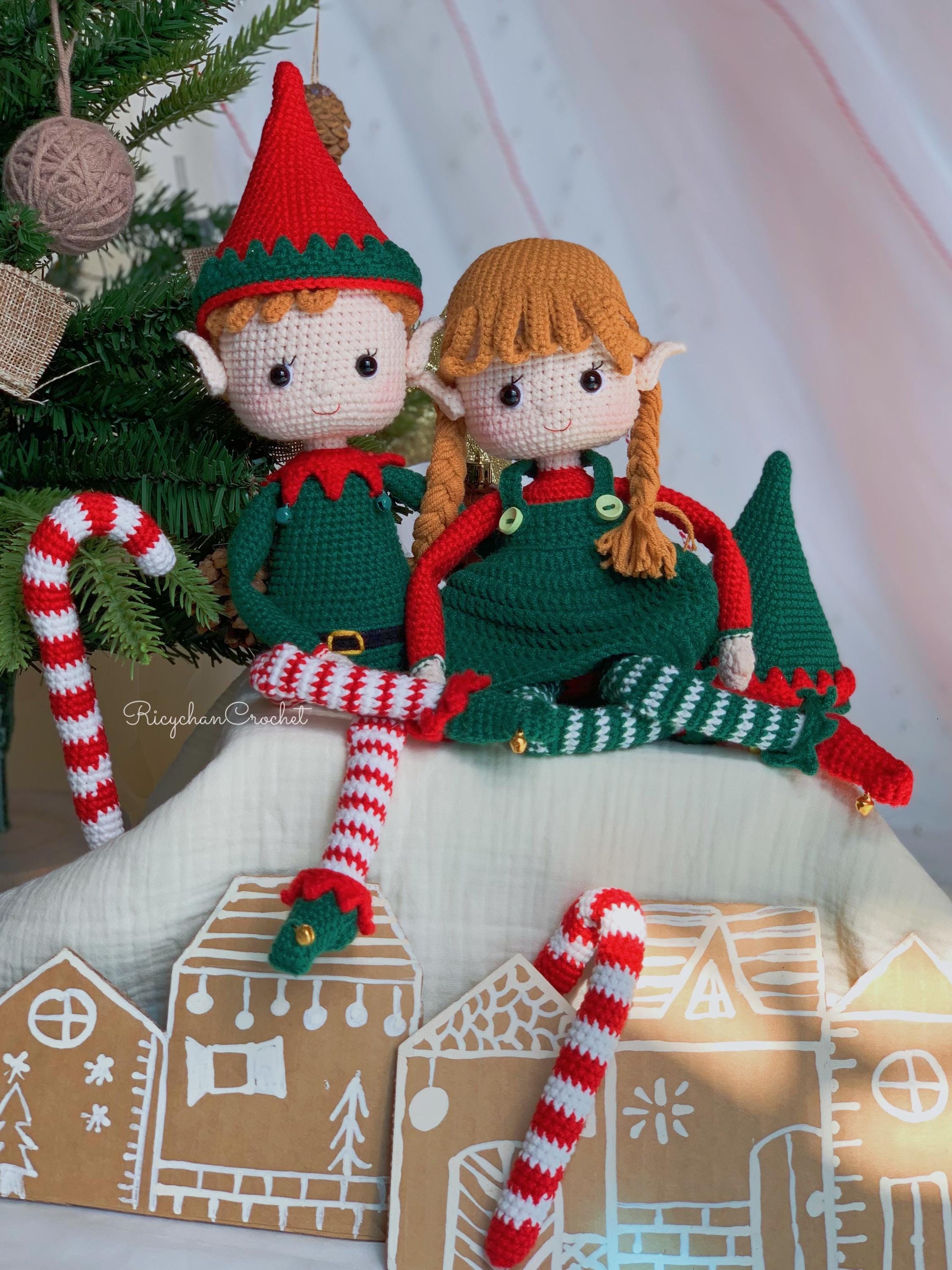 Elfie & Elfa the Elf Christmas Doll, Amigurumi Pattern - PDF Pattern in ...