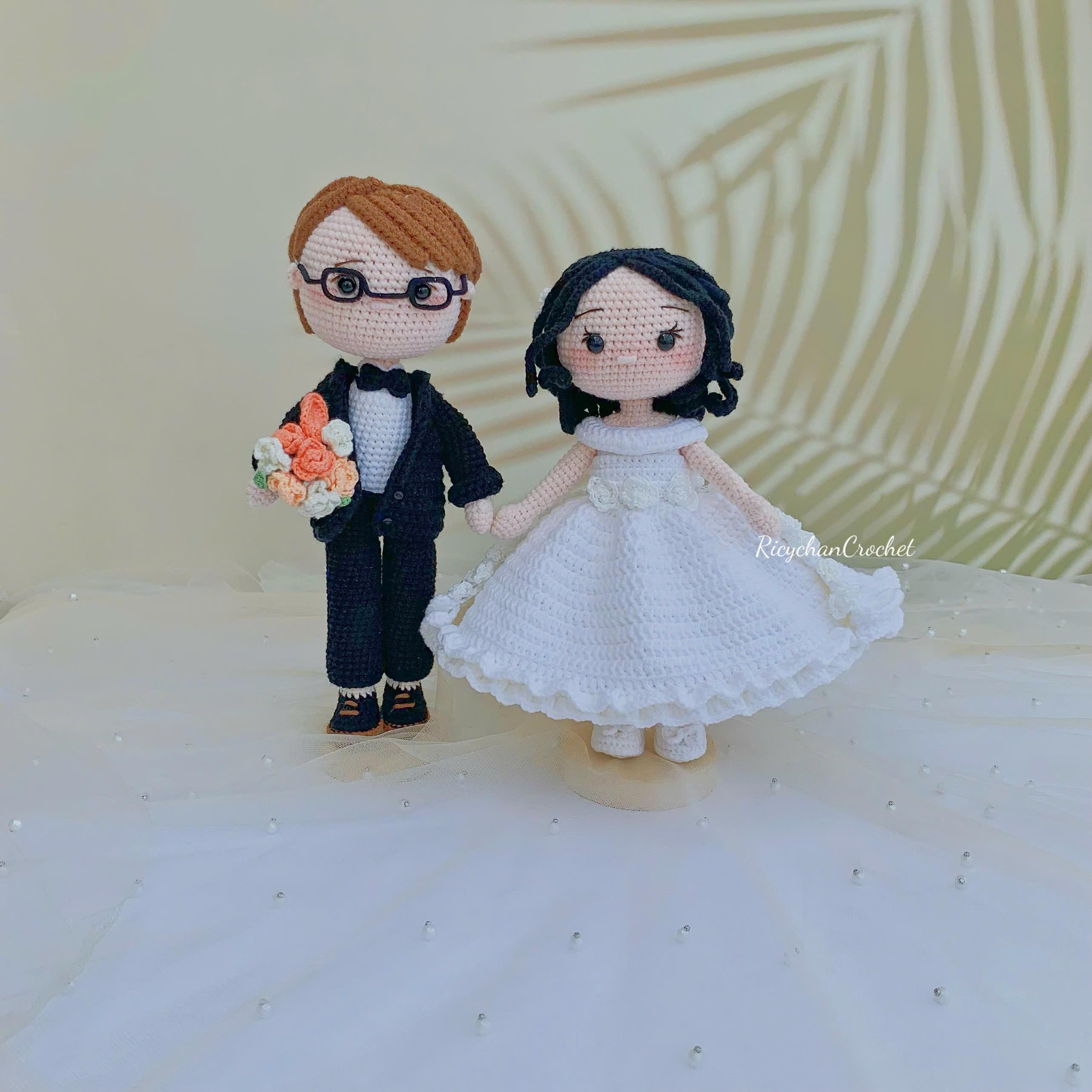 結婚式のカップルの人形 - Etsy 日本