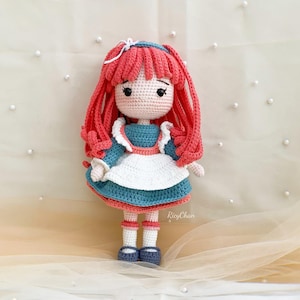 Crochet Doll Pattern (9inches doll): Moonie The Doll | Amigurumi Doll Pattern | PDF in English