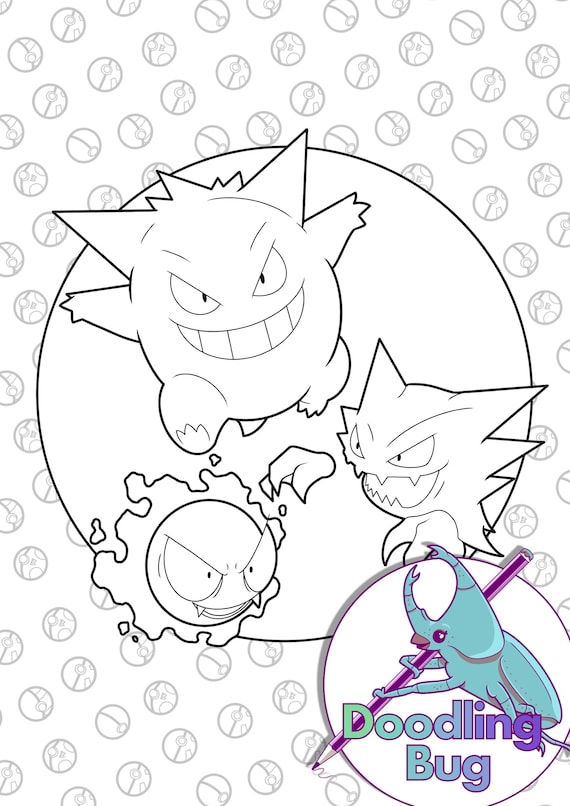 Pokemon Kids Coloring Art Set with Stickers and Stampers