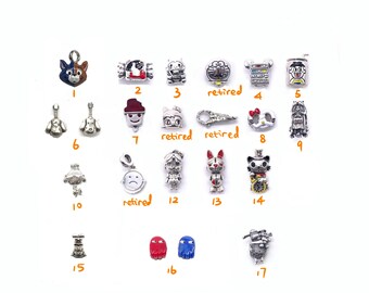LovIvy Beads Snowman Ice Cream Silver Beads