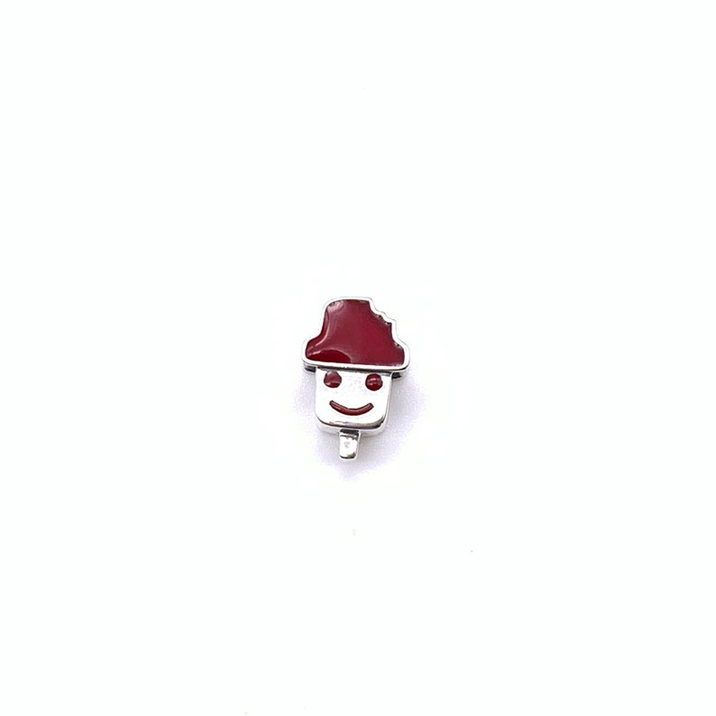 LovIvy Beads Snowman Ice Cream Silver Beads