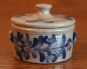 RARE Rowe Pottery Works Miniature Salt-Glaze Stoneware Crock