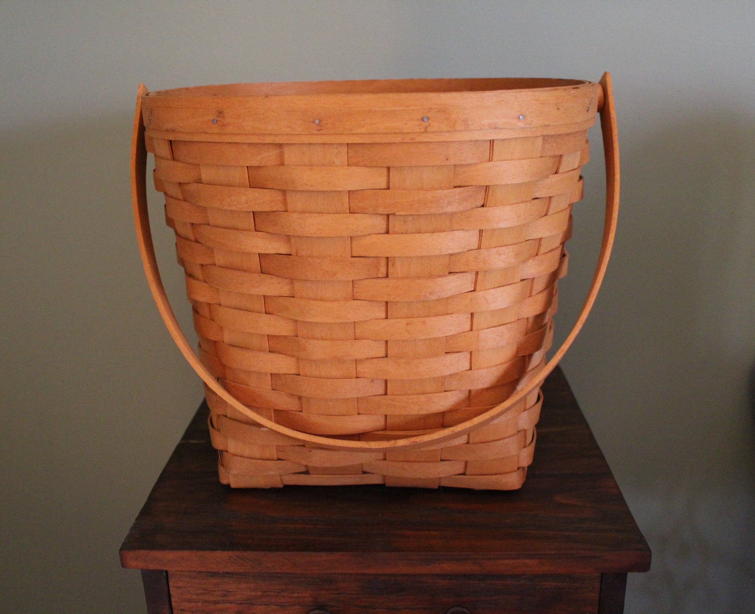 Longaberger Square Bottom Basket 