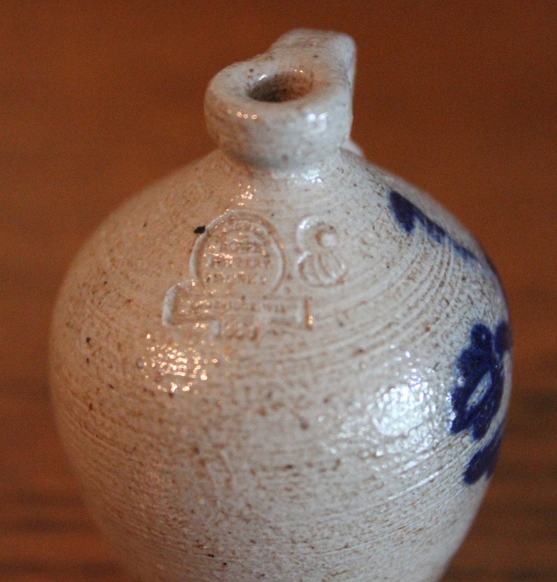 RARE Rowe Pottery Works Miniature SaltGlaze Stoneware Jug Etsy