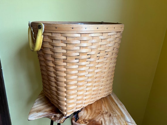 Large Longaberger Oval Waste Basket - Etsy