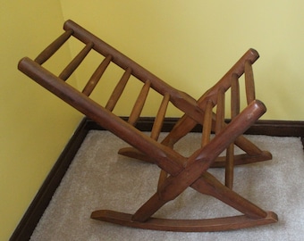 1920's Rare Wooden Gout Stool