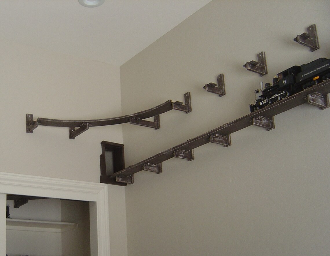 Ceiling Train Overhead wall mounting train bracket kit Etsy