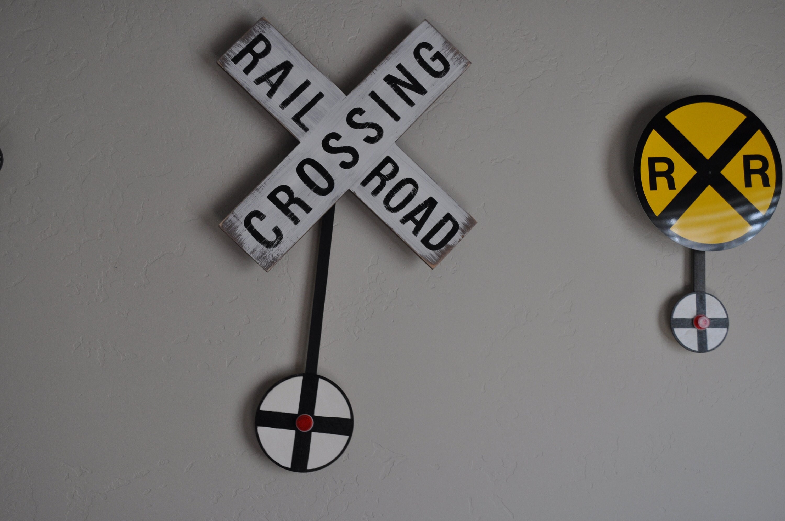 Railroad Crossing Wigwag Battery Powered Swinging Action. Etsy