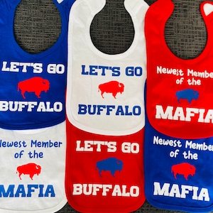 Buffalo Inspired Baby Bib