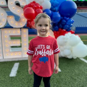 Let’s Go Buffalo Toddler/Youth Football T-Shirt