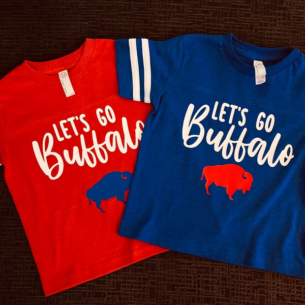 Let’s Go Buffalo Toddler/Youth Football T-Shirt