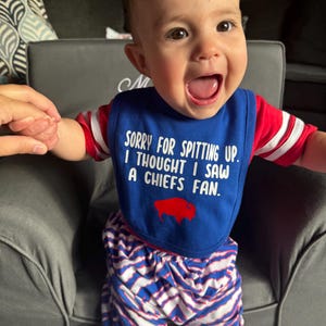 Buffalo Inspired Baby Bib
