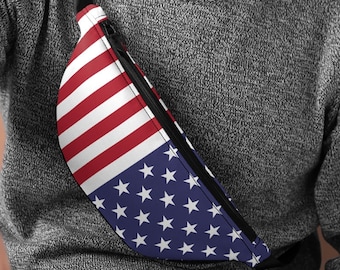 America Flag Fanny Pack | Etsy