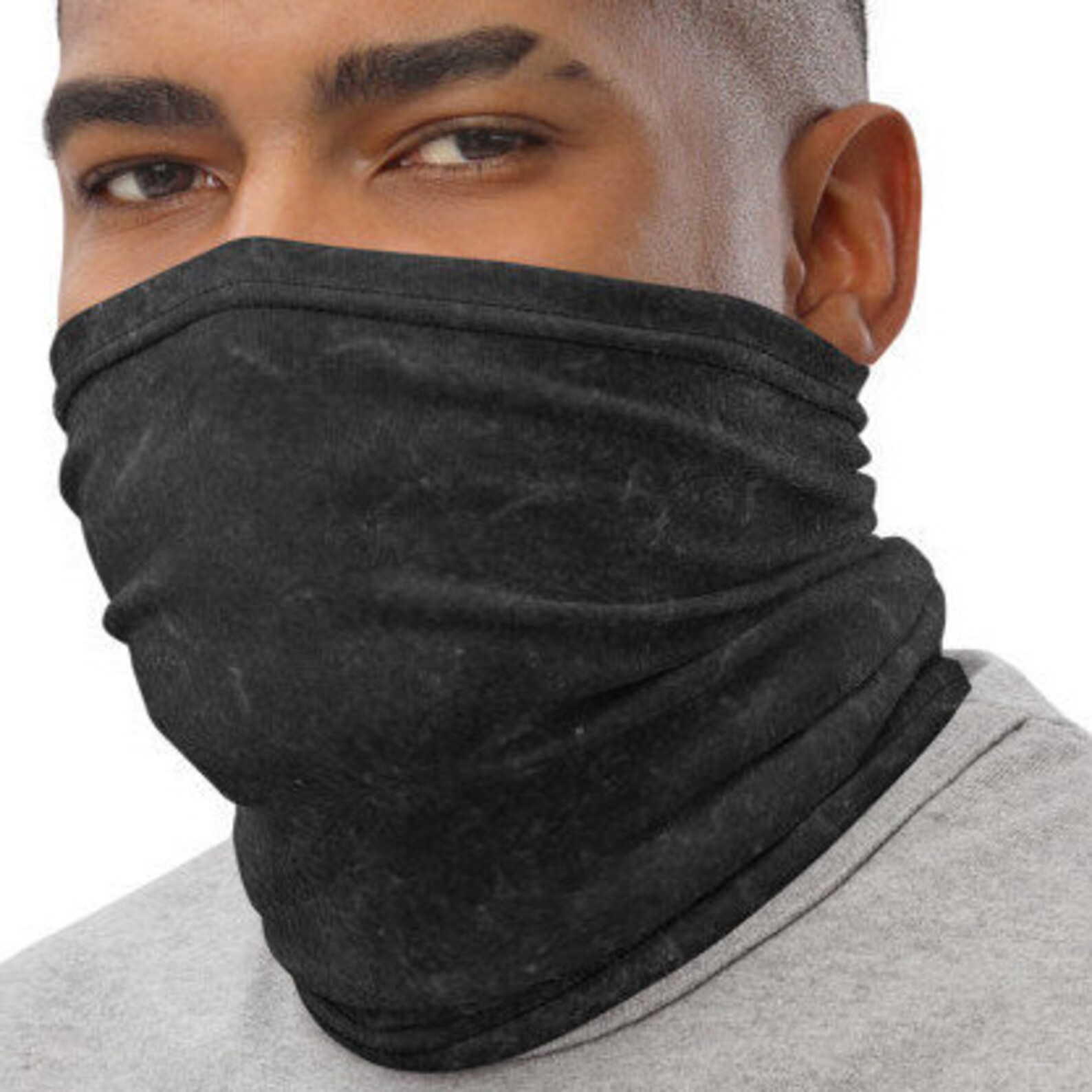 Black Neck Gaiter XL/XXL M/L XS/S with Filter for Adults and Etsy