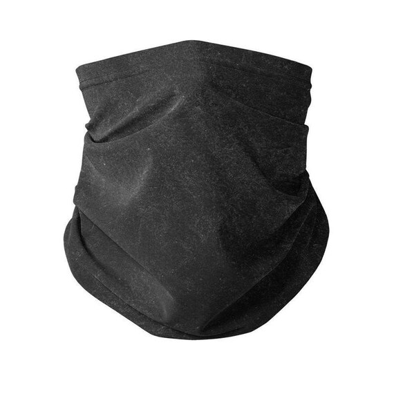 Black Neck Gaiter XXL XL M XS with Filter for Adults and Etsy