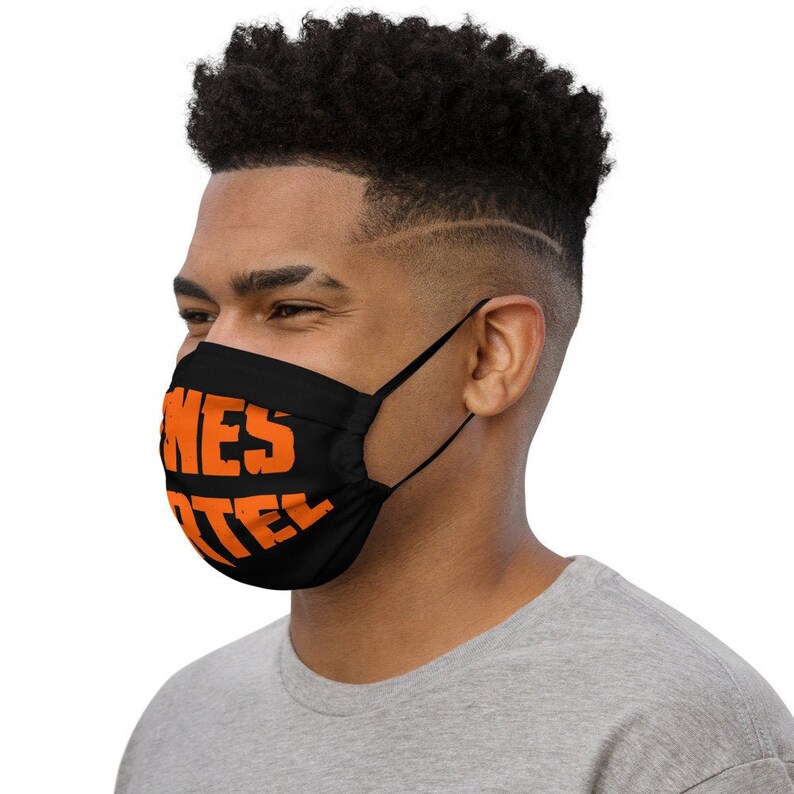 Canes Cartel Black Face Mask with Filter Pocket Earloop Size Etsy