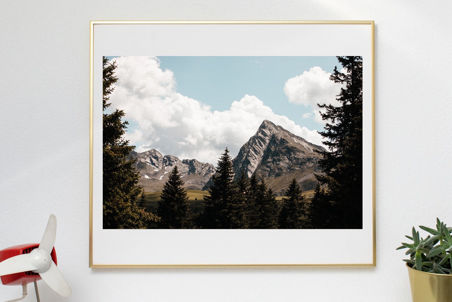 Mountain Print, Affiche, Alpes Forest, South Tyrol, Mountains, Art Landscape, Photography, Fine Art