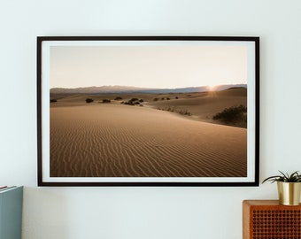 Death Valley, Wüste, Mesquite Ebene, Kalifornien, Sanddünen, Landschaft Foto, Poster, Digitaler Download, Fotografie, USA, instant download