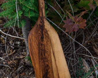 Feathered Myrtle Board with Black Walnut Bowtie